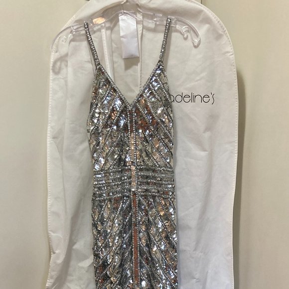 Sherri Hill Dresses & Skirts - Sherri Hill Sequin Silver Dress